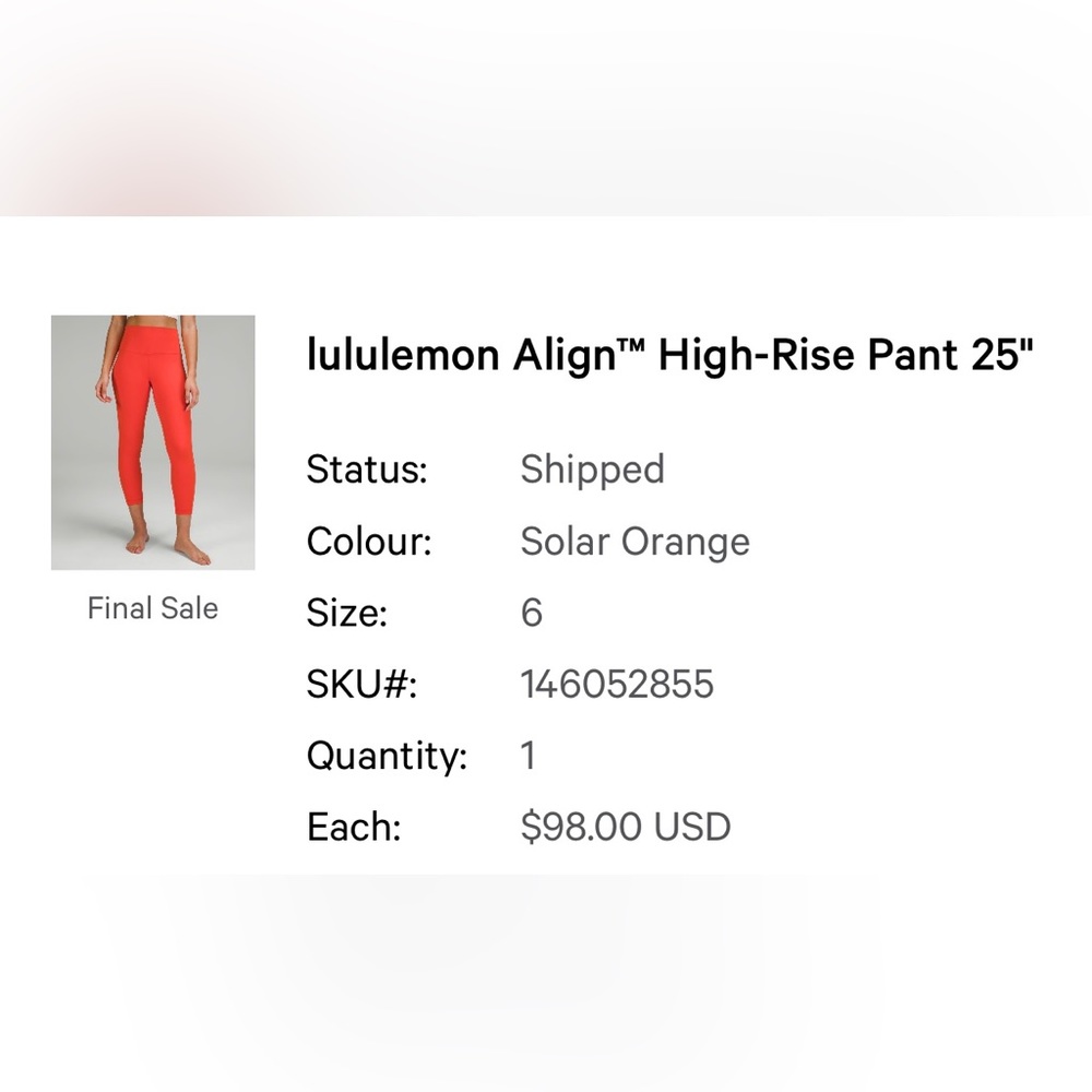 lululemon Align™ High-Rise Pant 25"